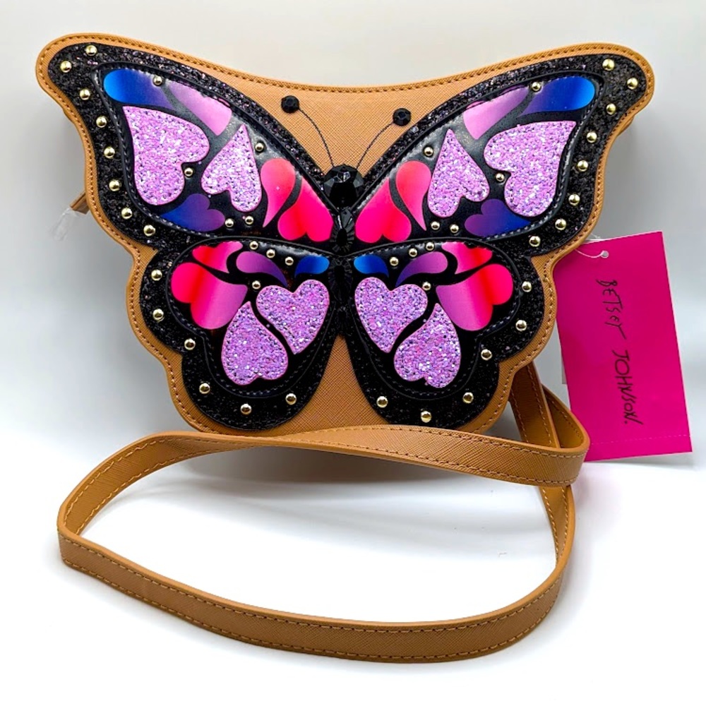 New with tags Betsey Johnson Butterfly purse